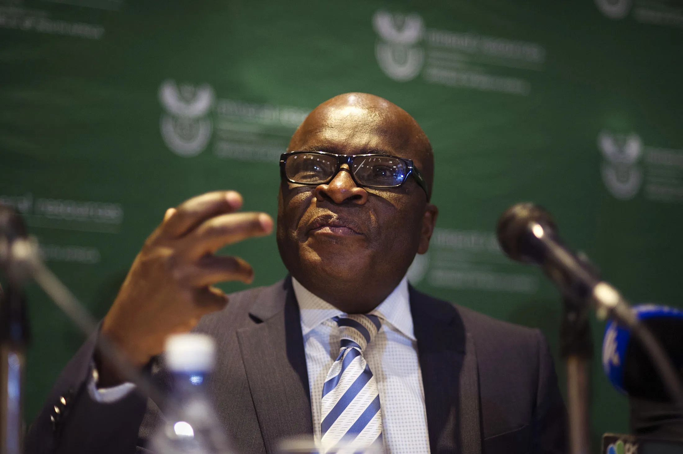 Ngoako Ramathlodi, outgoing South African Minister of Mineral Resources.
