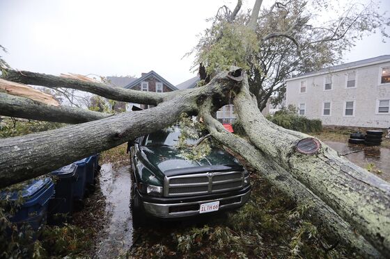 Hurricane-Force Gusts Batter New England, Knocking Out Power