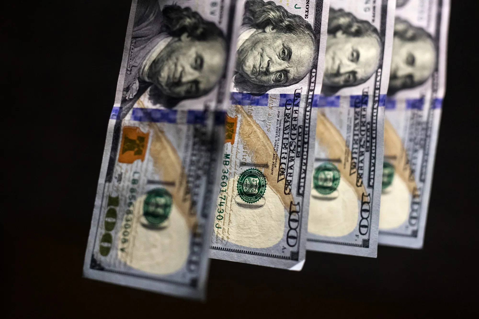 Chinese Yuan, Hong Kong Dollar and U.S. Dollar Banknotes