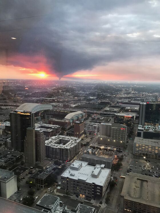 Chemical Fire Darkening Houston Flares as Smoky Odor Spreads