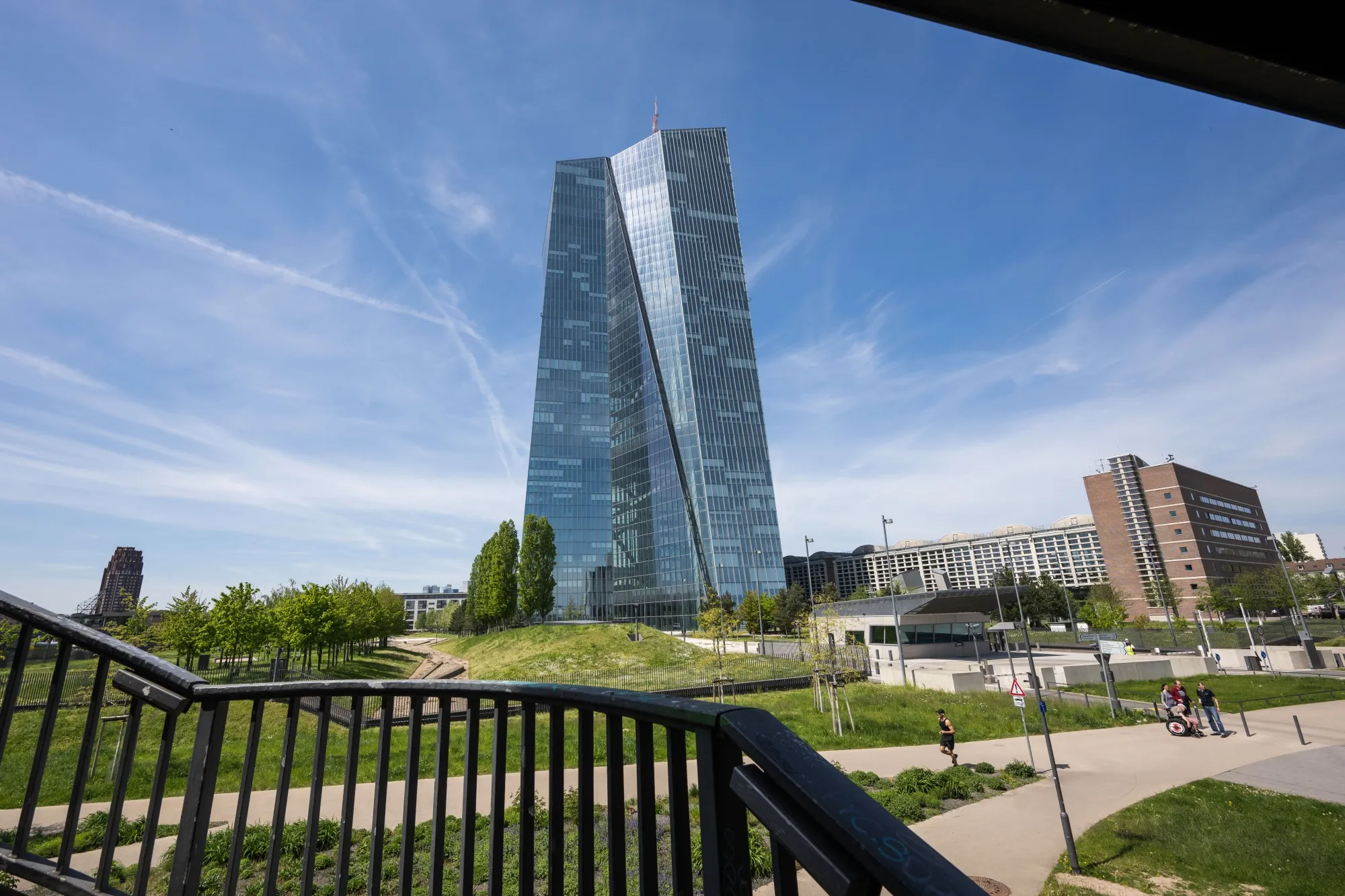 European Central Bank headquarters in Frankfurt, Germany.&nbsp;