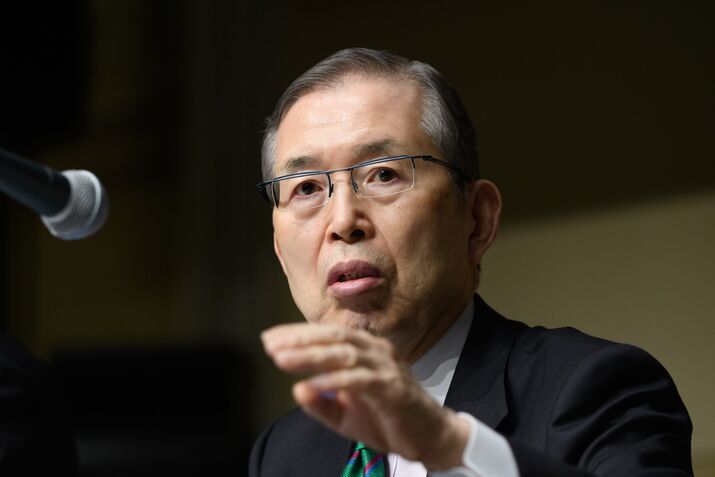 Nidec Corp. CEO Shigenobu Nagamori Attends Earnings Announcement