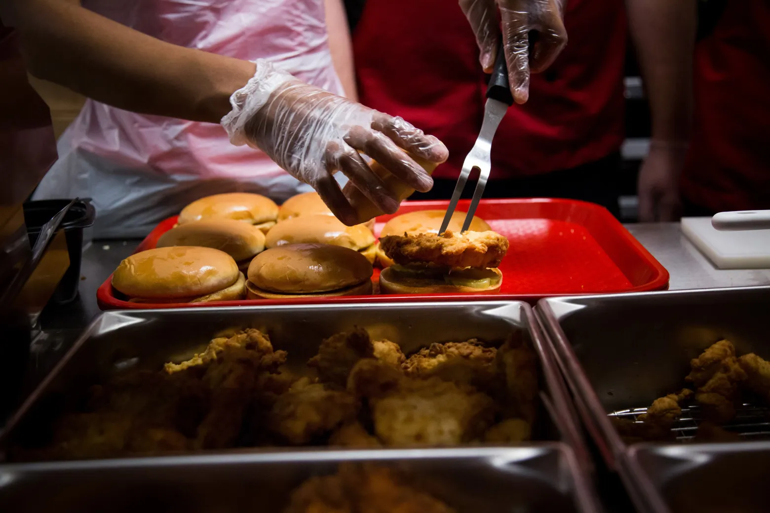 Operations Inside A Chick-fil-A Location As Restaurant Opens Manhattan Outpost In Northern Push
