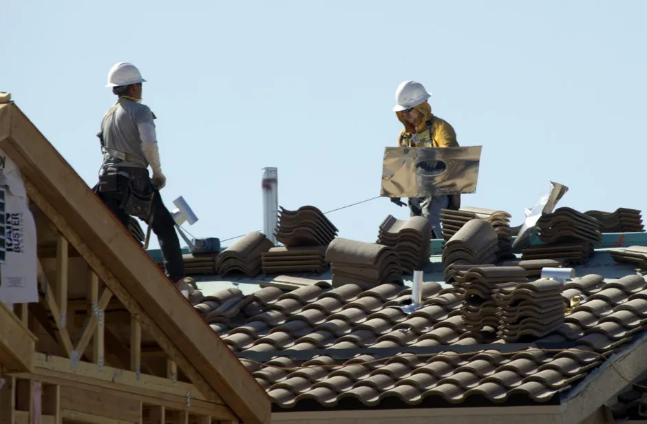 New homes under construction in Las Vegas, where housing prices dove sharply during the foreclosure crisis.