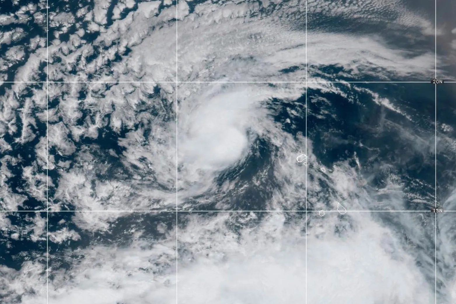 Tropical Storm Erin on&nbsp;Aug. 11.