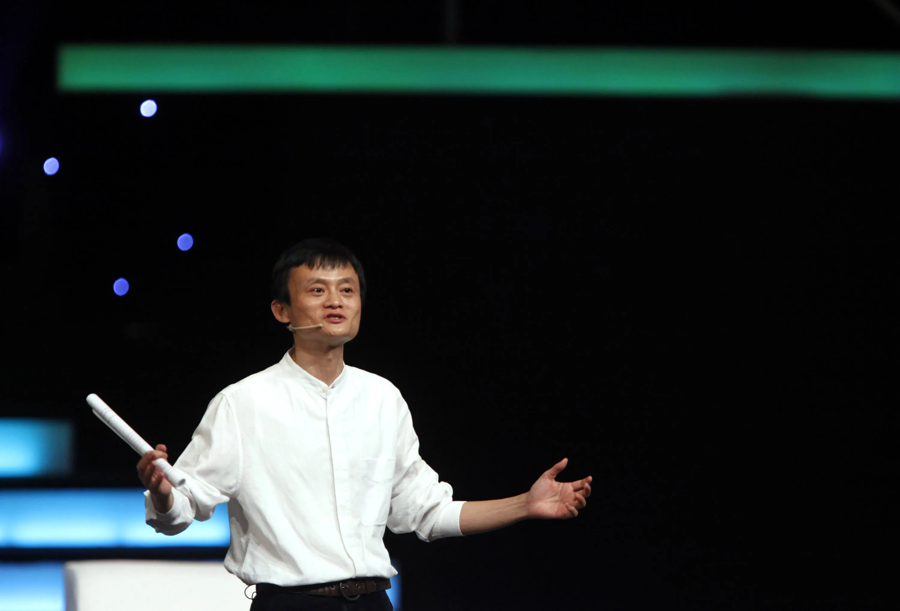 Jack Ma may have to tangle with the SEC.&nbsp;Photographer: Qilai Shen/Bloomberg