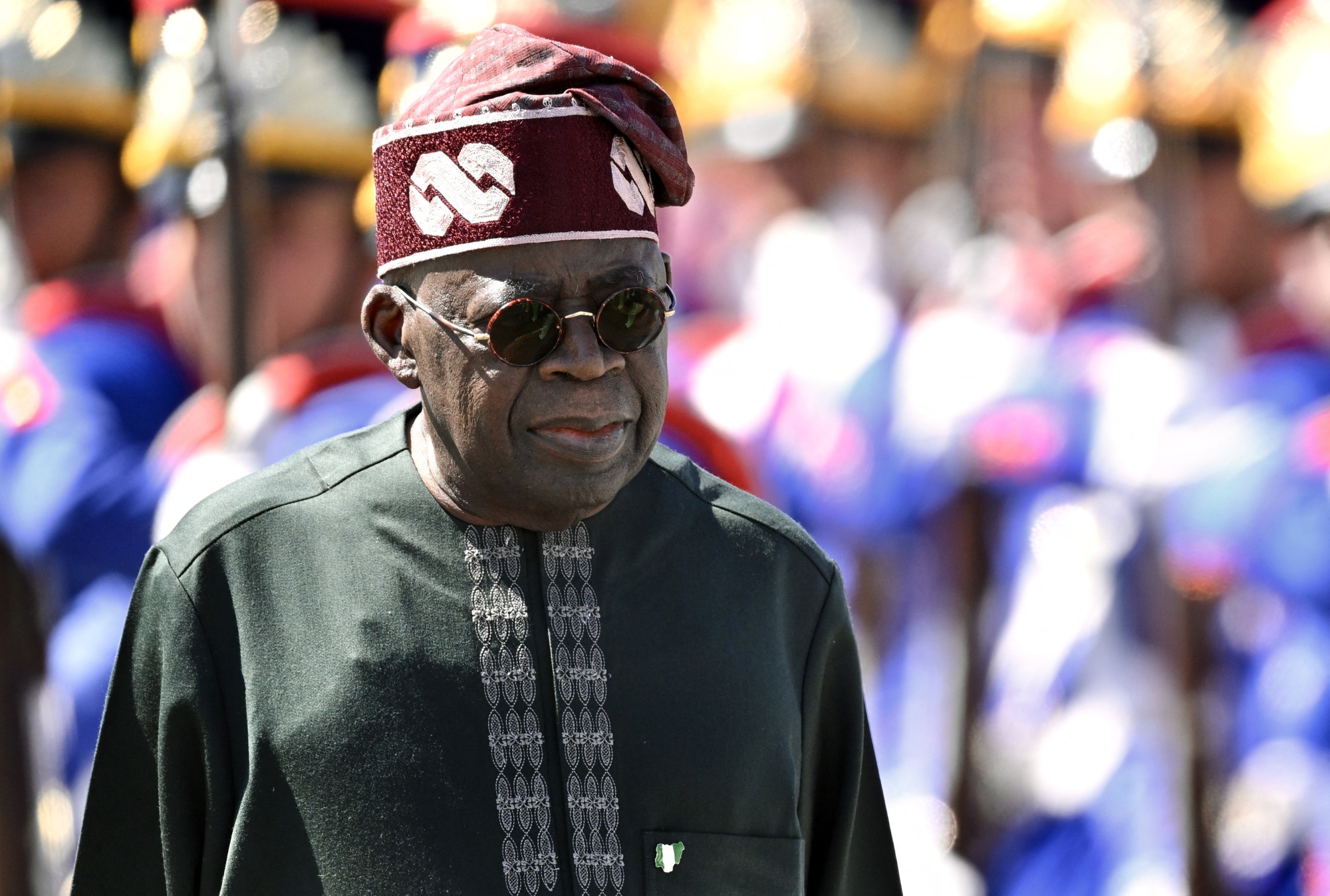 Nigerian President Bola Tinubu has taken steps applauded by investors, including eliminating costly fuel subsidies. Photographer: Evaristo Sa/AFP/Getty Images
