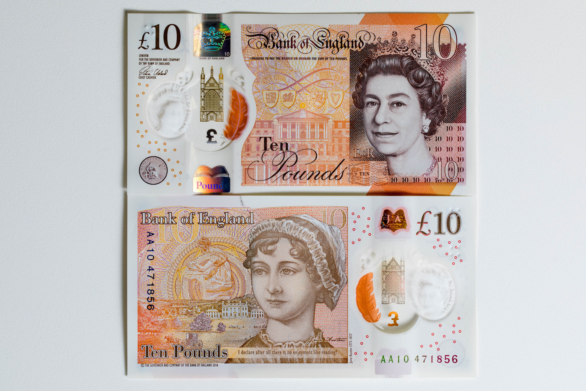 New £10 Note With Jane Austen Dares Counterfeiters to Try Bloomberg