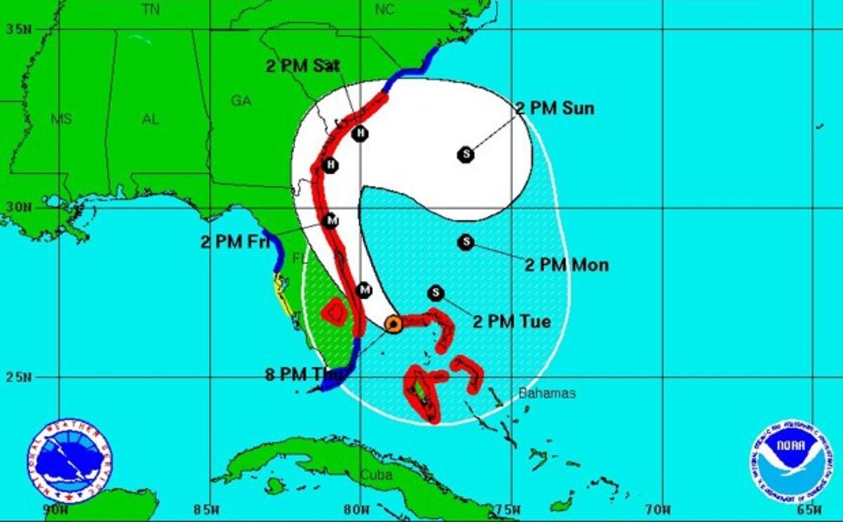Hurricane Matthew's Forecast Threat Level Rises Greatly - Bloomberg