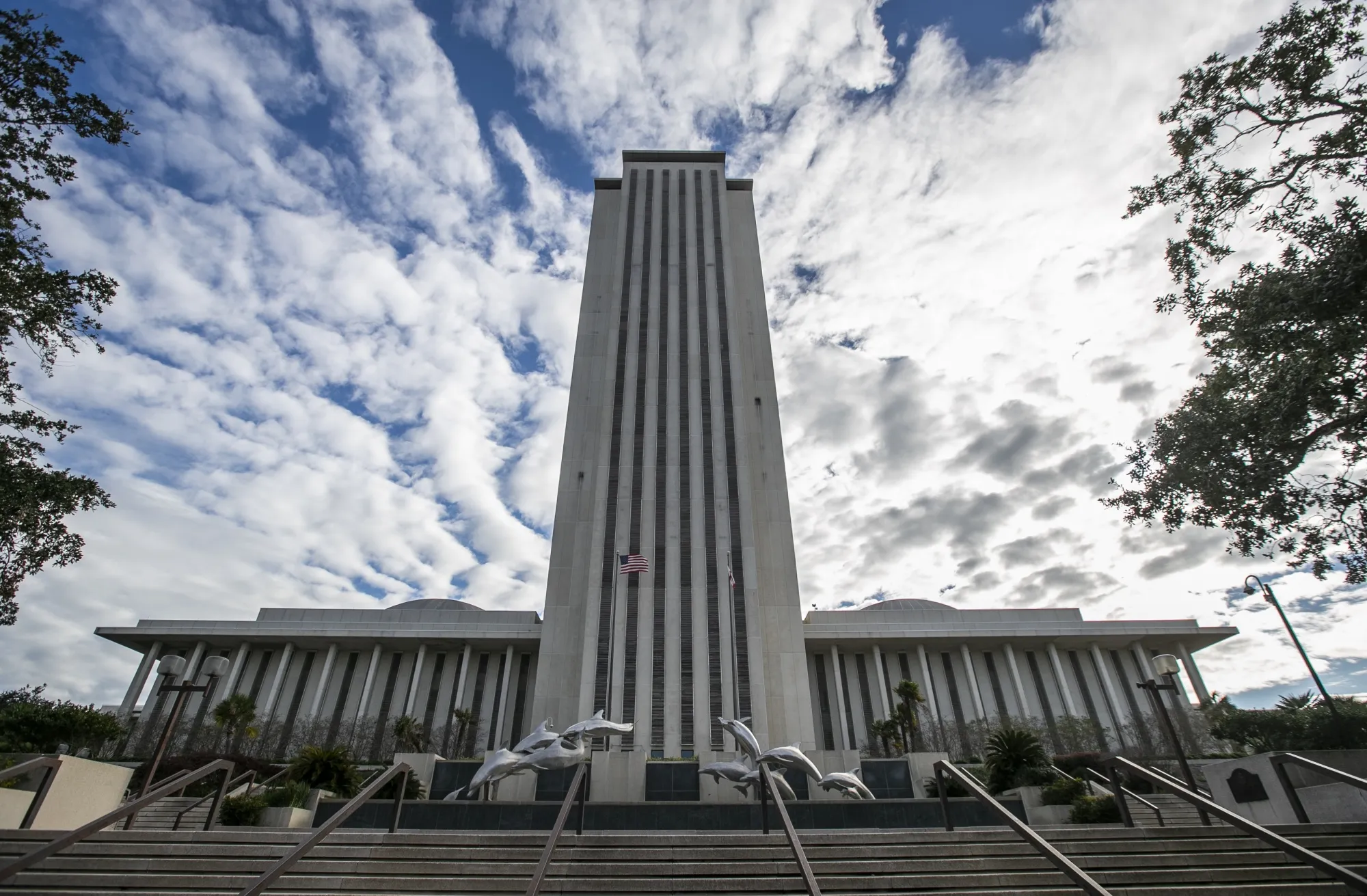 The Florida State Capitol building in Tallahassee.