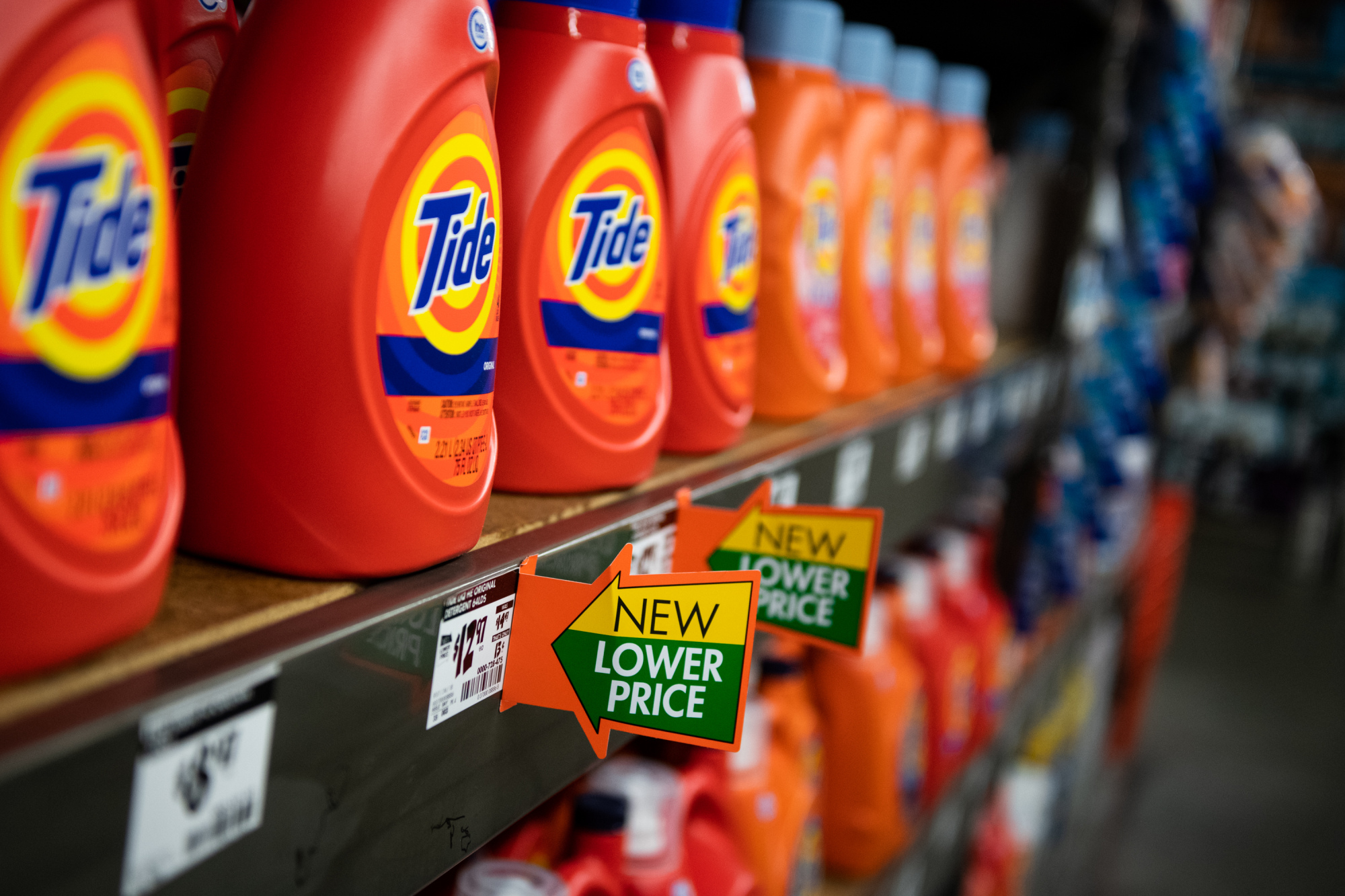 P&G products in a supermarket. On July 30th, Procter & Gamble