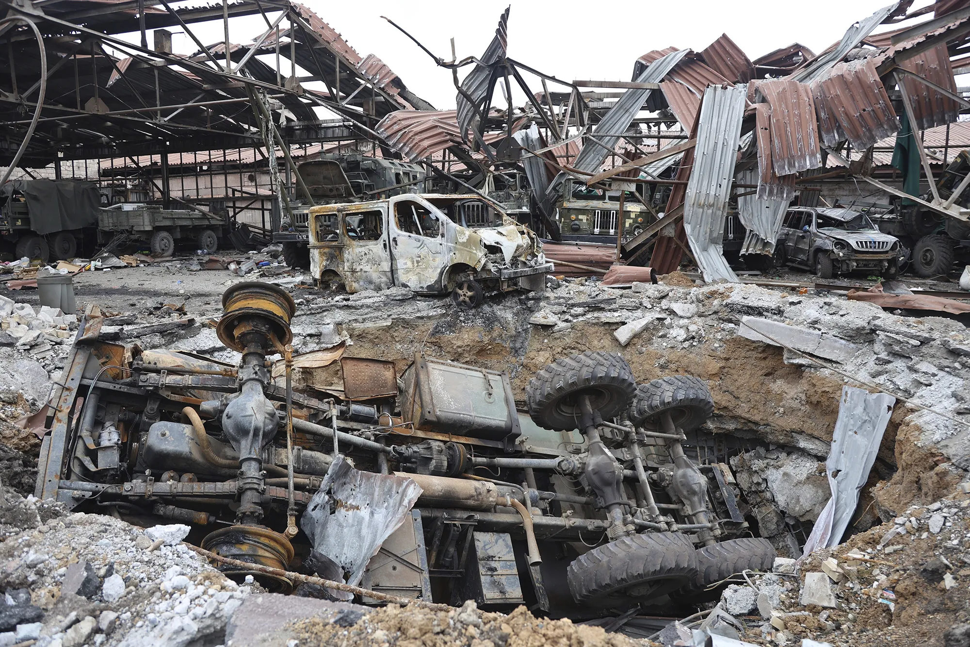 A destroyed steelworks in Mariupol, Ukraine. The city’s remaining&nbsp;defenders have not surrendered.