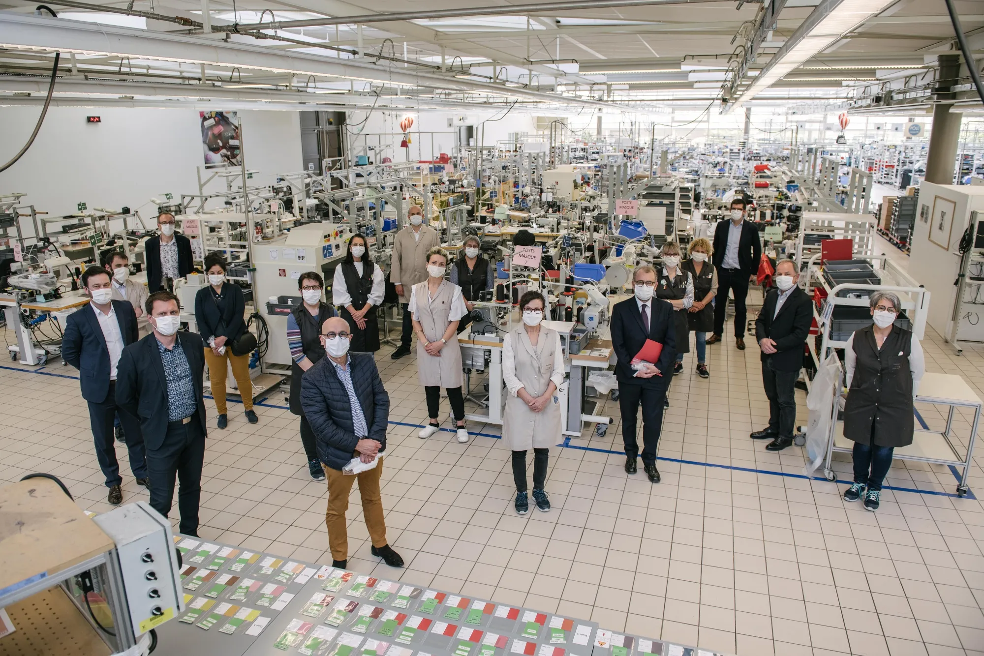 The&nbsp;Louis Vuitton workshop in Sainte-Florence, France.