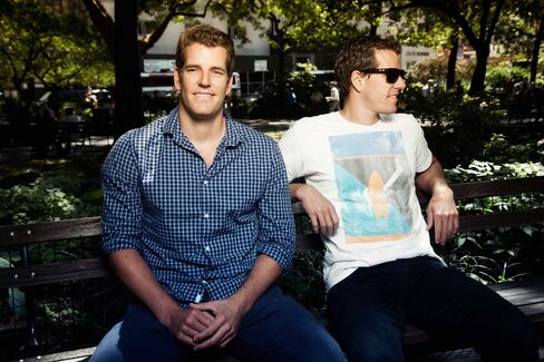 Bitcoin Believers Tyler and Cameron Winklevoss