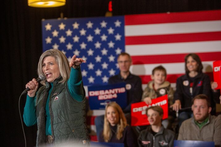 Presidential Candidate Ron DeSantis Campaigns In Iowa