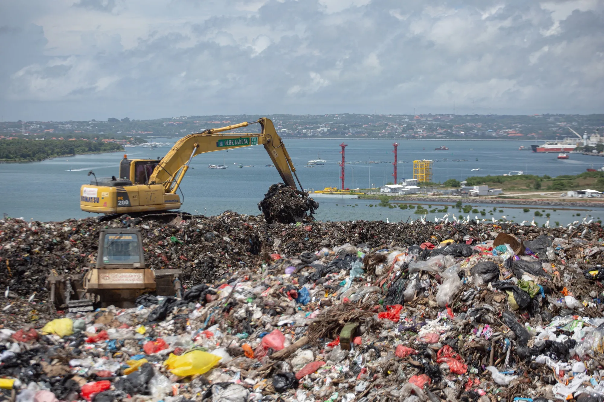 The Suwung landfill in Denpasar on April 2.