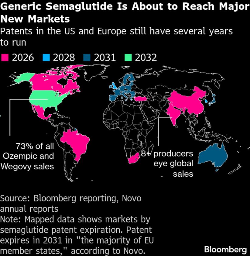 Novo Nordisk Braces as Generic Weight Loss Drugs Come to Upend Market