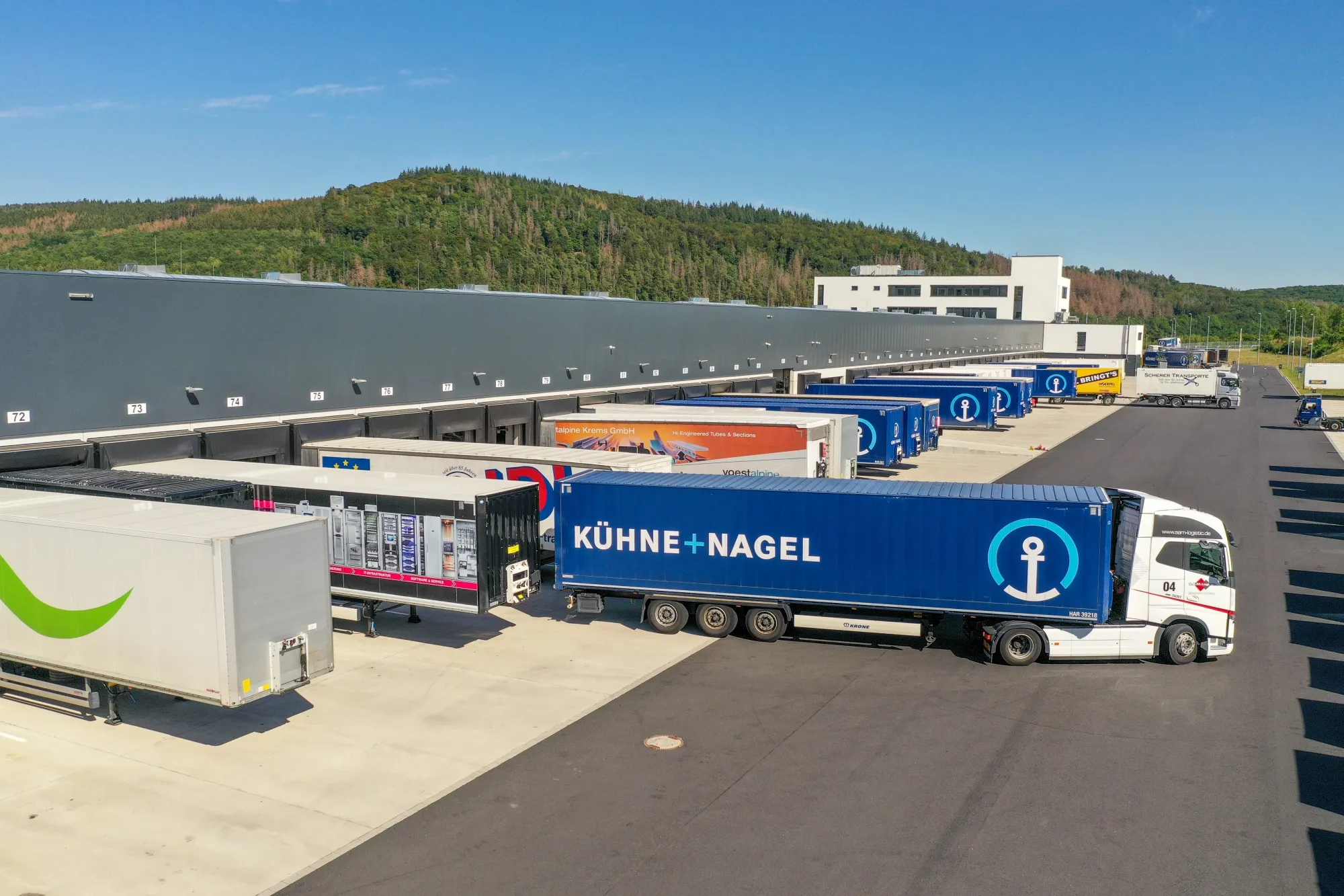 Inside Kuehne + Nagel International AG Logistics Center 