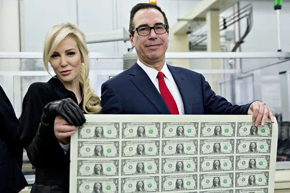 The dollar is depreciating.
