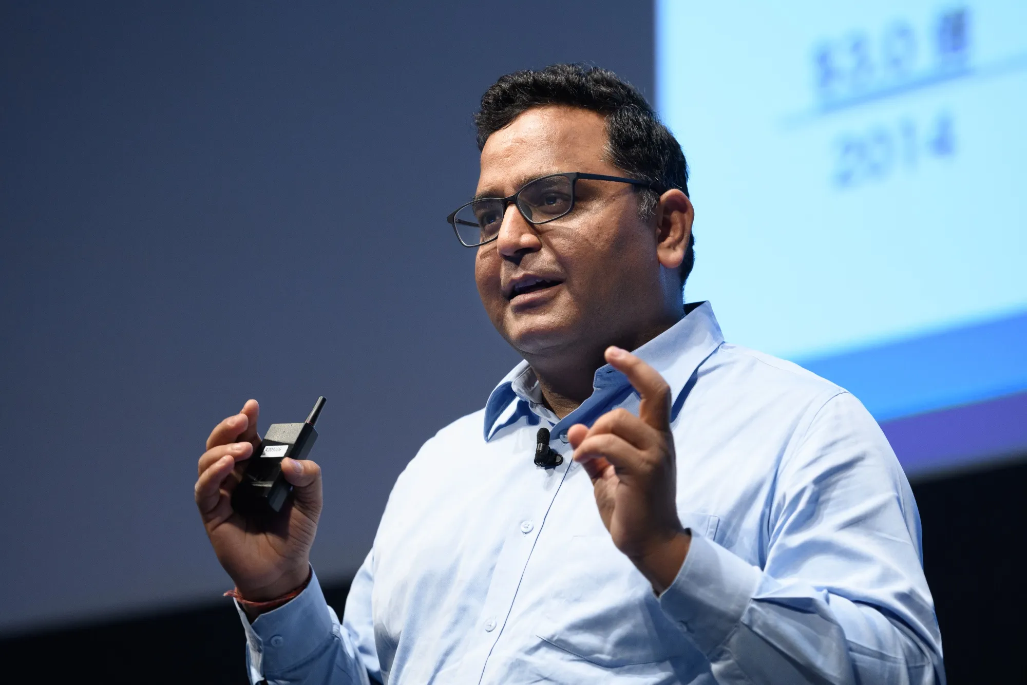 Vijay Shekhar Sharma, founder and chief executive officer of Paytm Mobile Solutions Pvt.