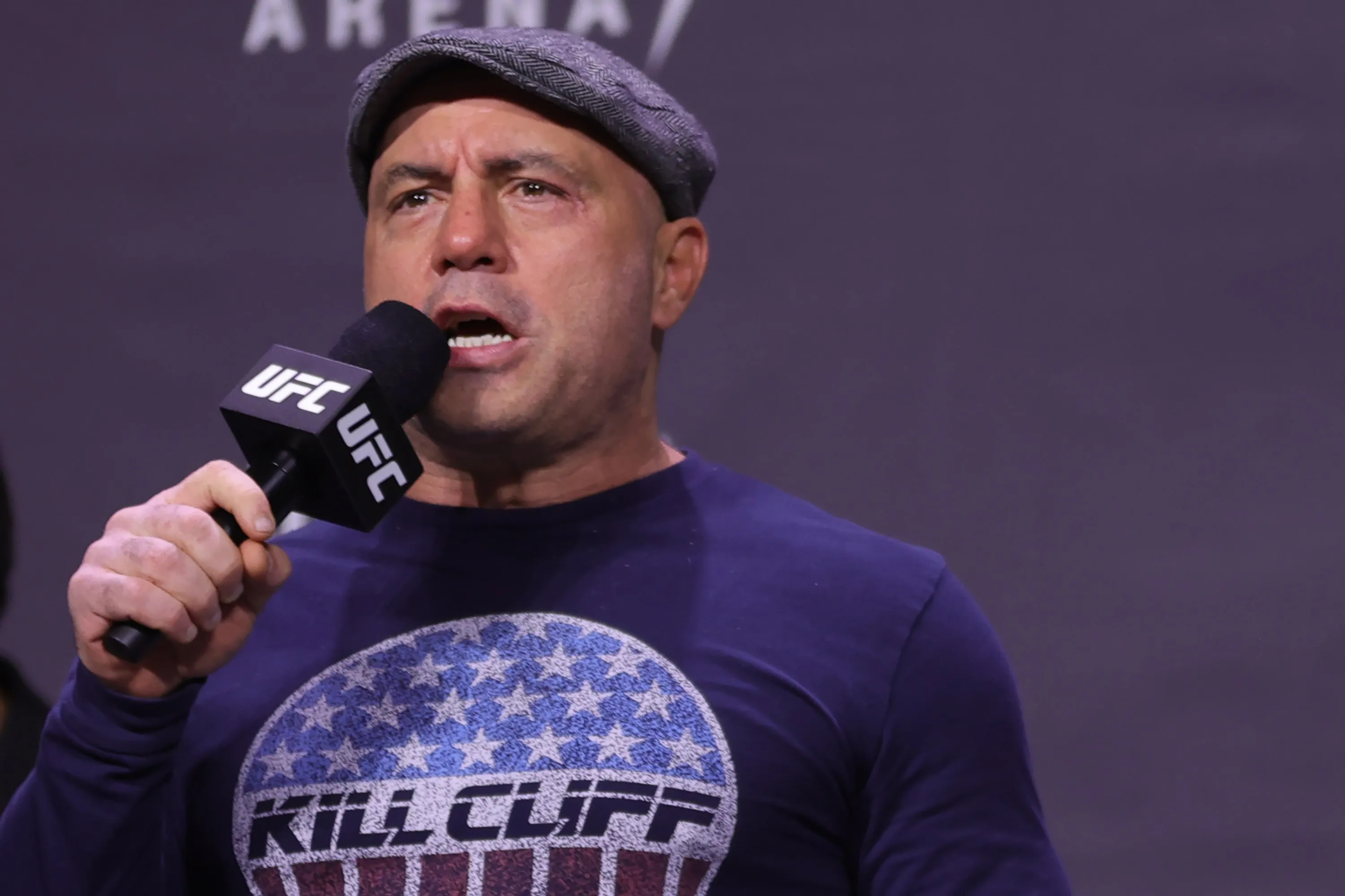 Joe Rogan doesn’t seem impressed.