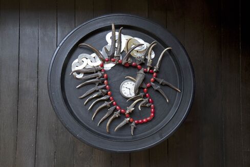 Jewelry that Zeller has collected while traveling.