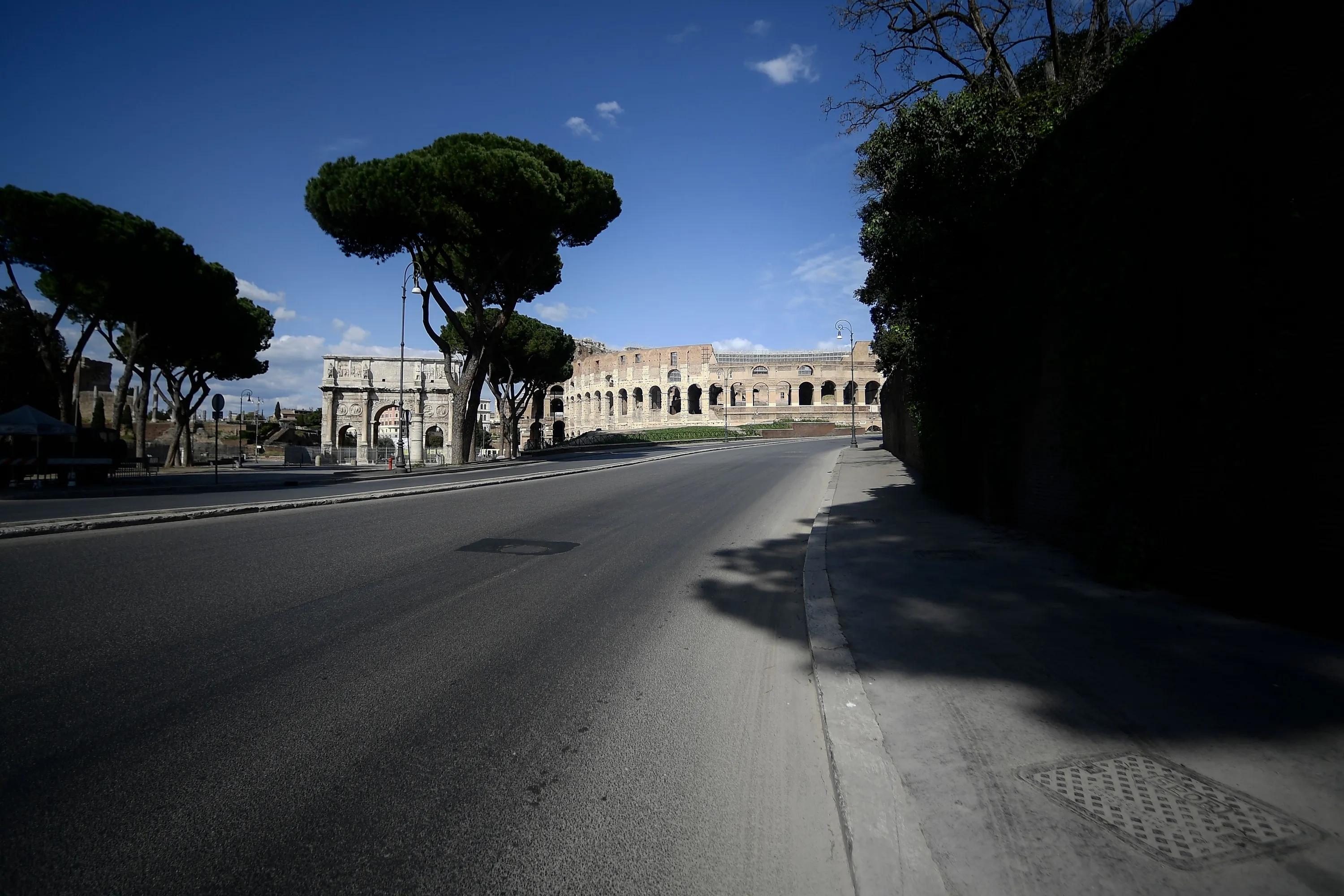 Empty streets.