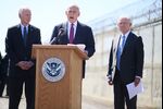 John Kelly, with Jeff Session, during a tour of the border in Otay Mesa, California on April 21.