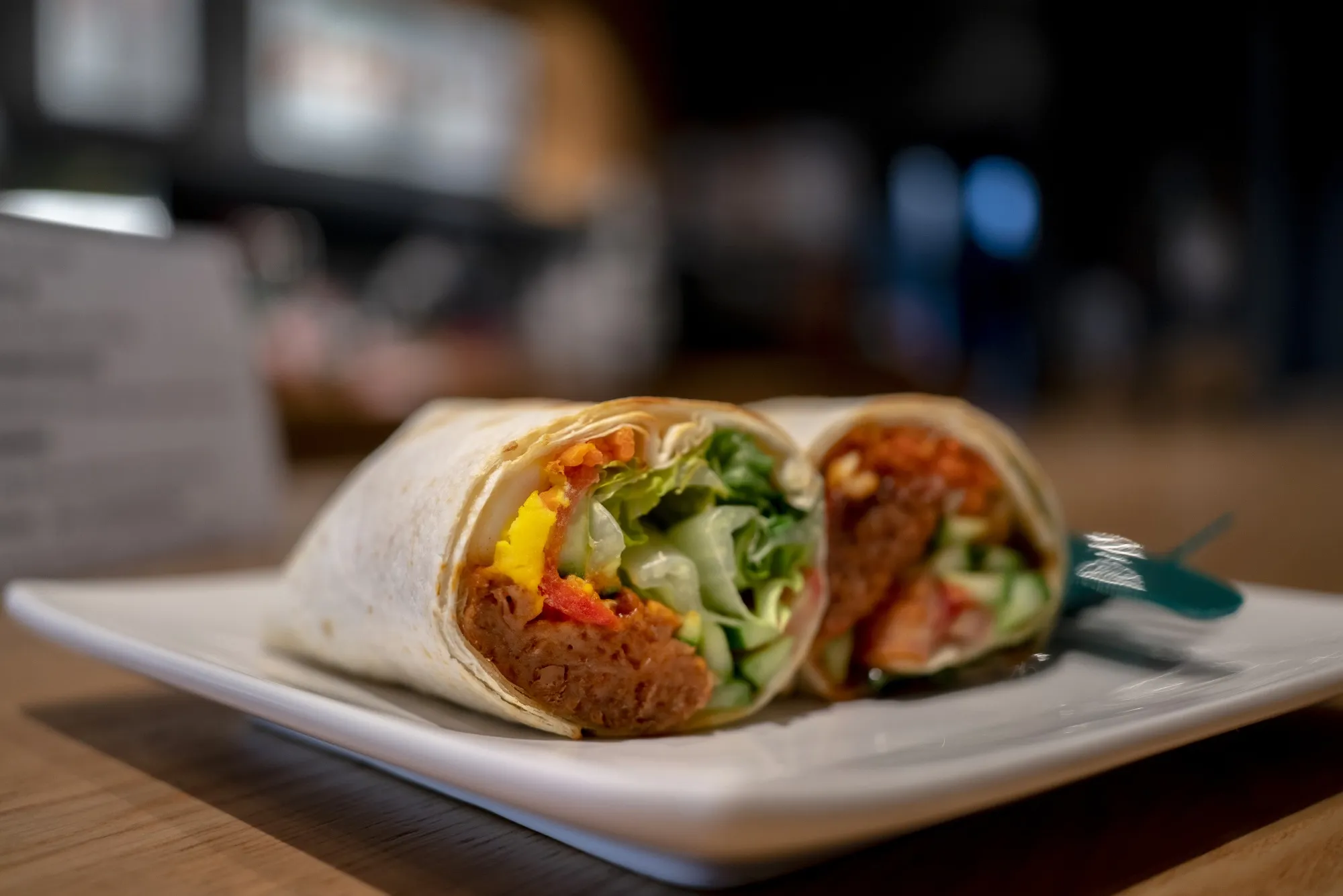 Beyond Meat rolls at a Starbucks coffee shop in Tianjin.