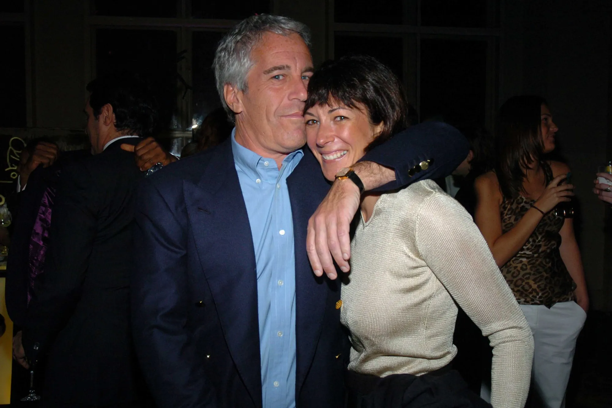 Jeffrey Epstein and Ghislaine Maxwell attend an event on March 15, 2005.