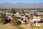 SolarCity panels installed on homes at the Davis-Monthan Air Force Base near Tucson, Ariz.