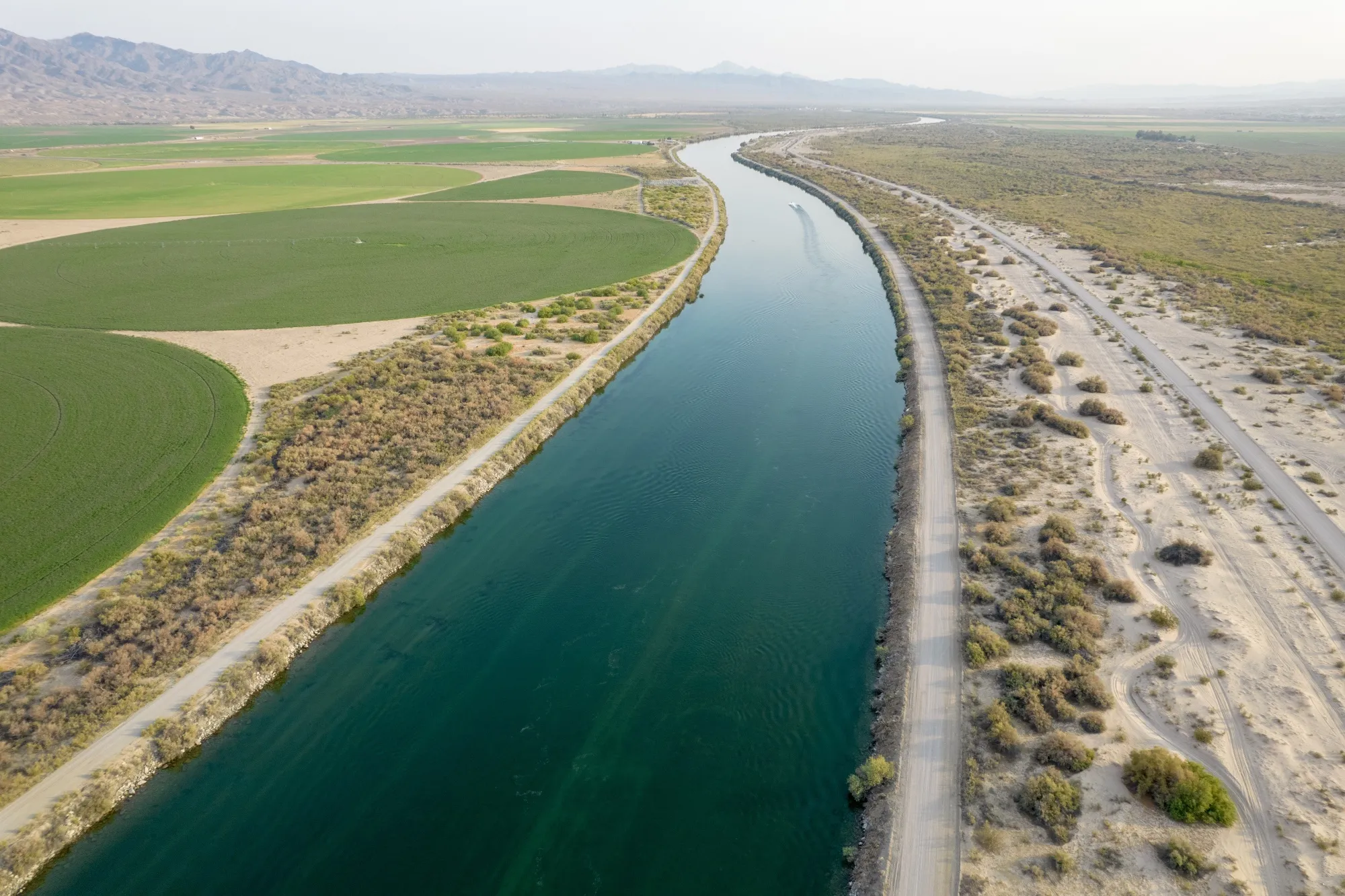 The Colorado River in Bullhead City, Arizona, in June&nbsp;2021.