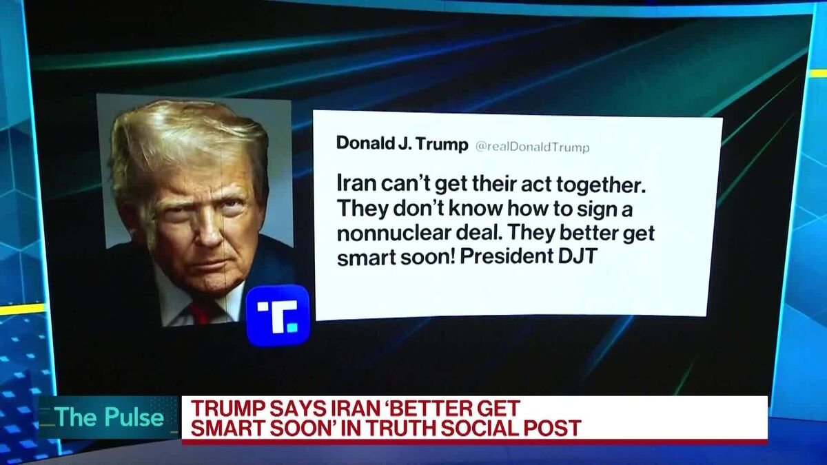 Trump Says Iran 'Better Get Smart Soon'