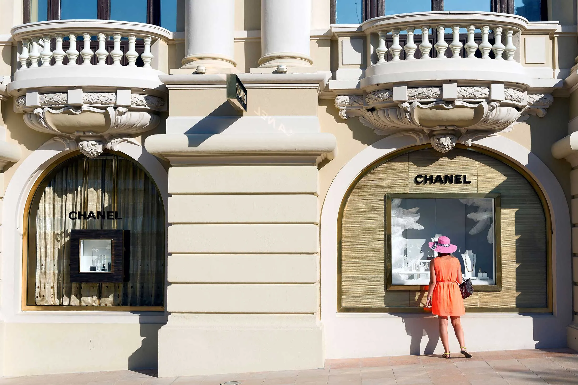 Chanel storefront in Monaco.