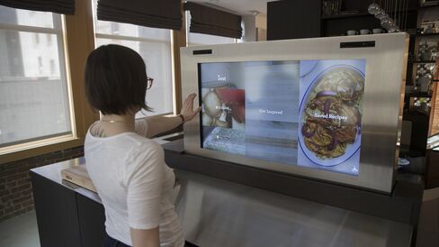 Appliances optimized with Innit technology at the new Pirch home design store in New York.