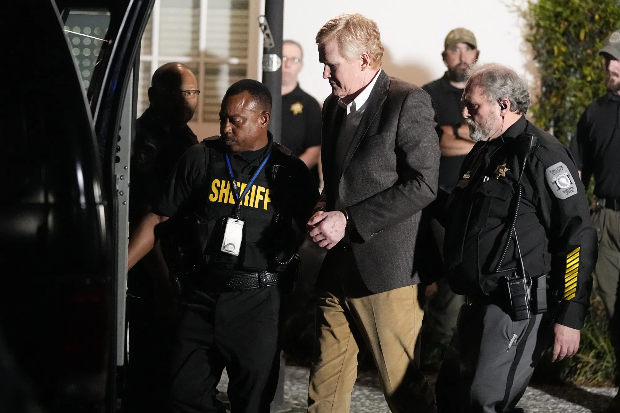 Alex Murdaugh is led from Colleton County Courthouse after being convicted on March 3.
