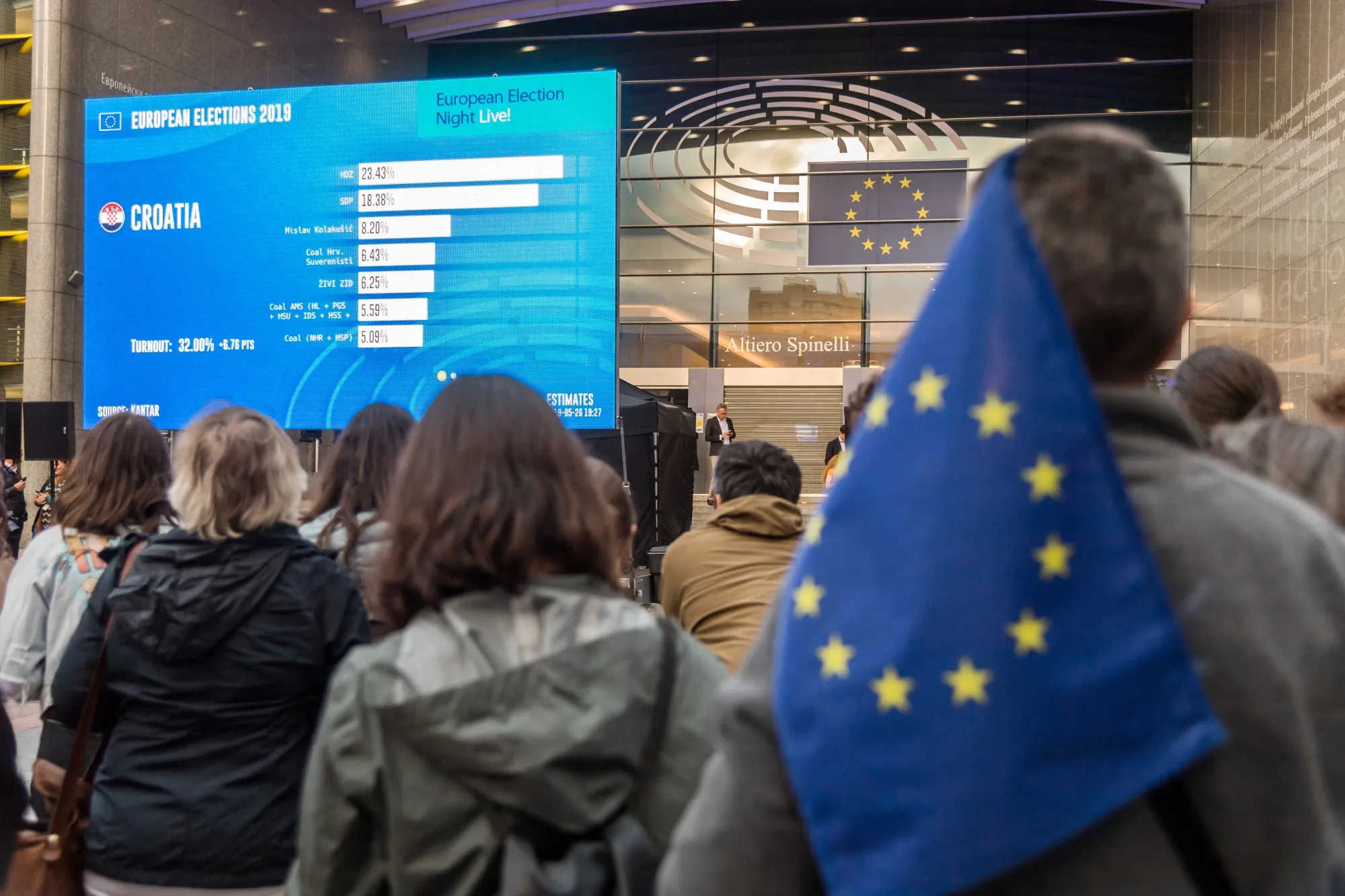EU voters get counted.&nbsp;