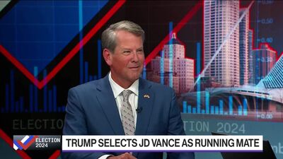 Gov. Brian Kemp on JD Vance, Political Violence, Tariffs - Bloomberg