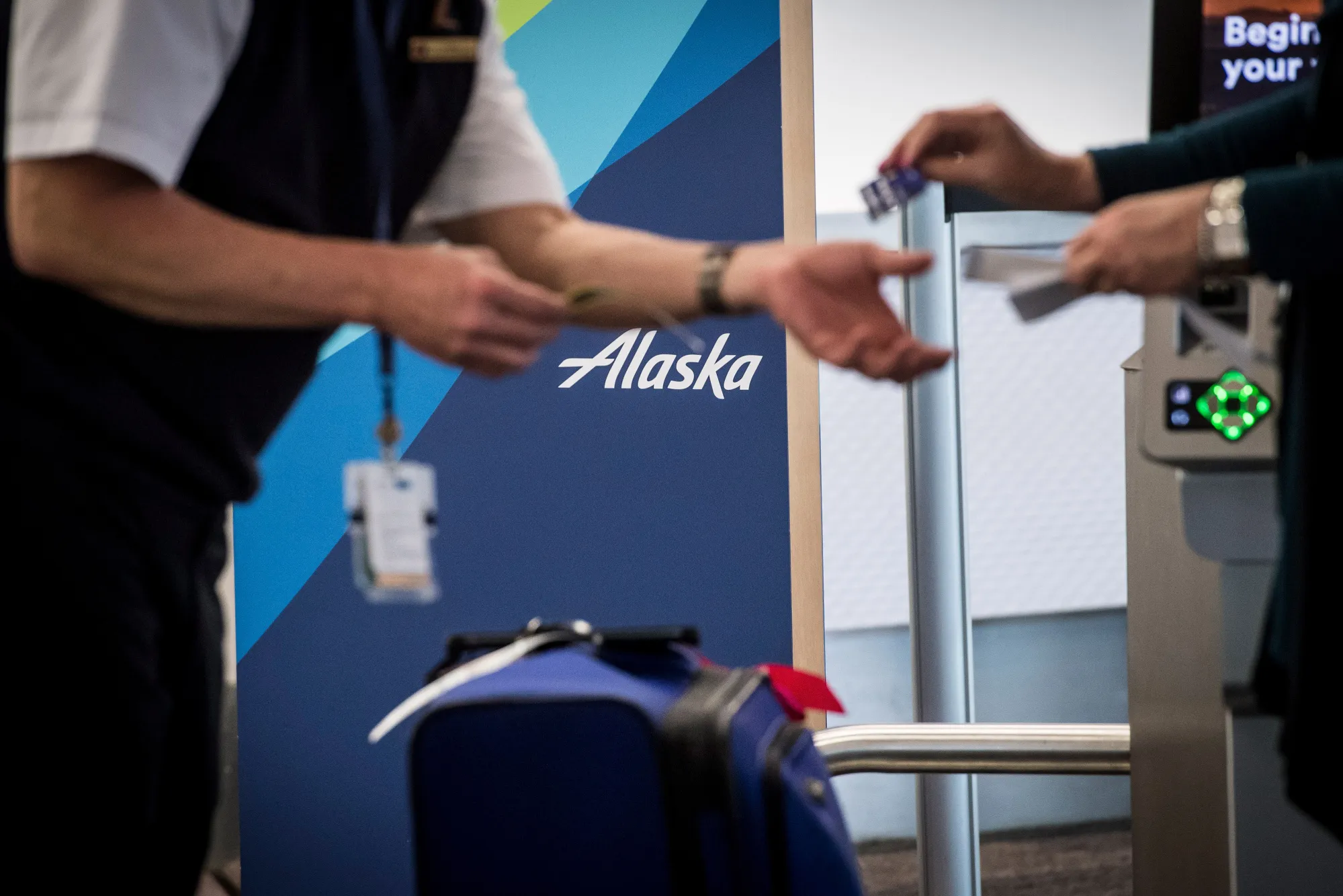 Operations Inside The Alaska Air Group Inc. Terminal Ahead Of Earnings Figures