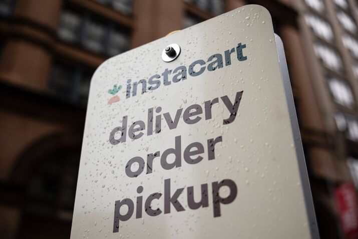 Instacart branding.