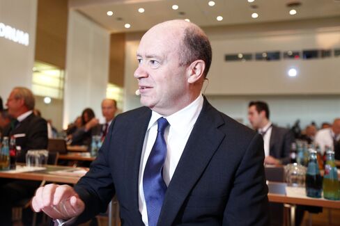John Cryan in Frankfurt on Aug. 31.