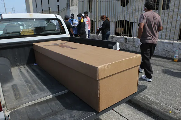 Guayaquil has run out of coffins.