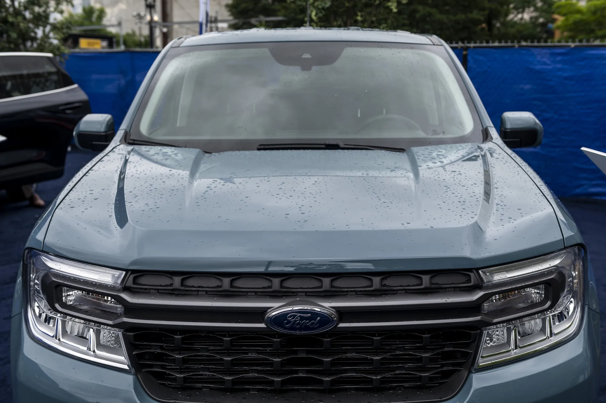 A 2022 Ford Maverick hybrid pickup truck.