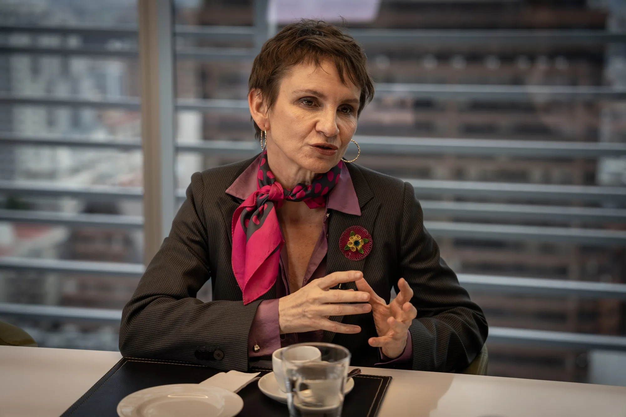 Carolina Toha, Chile’s interior minister who is serving as acting president this week, speaks during an interview in Santiago, Chile, on Wednesday, June 12, 2024.
