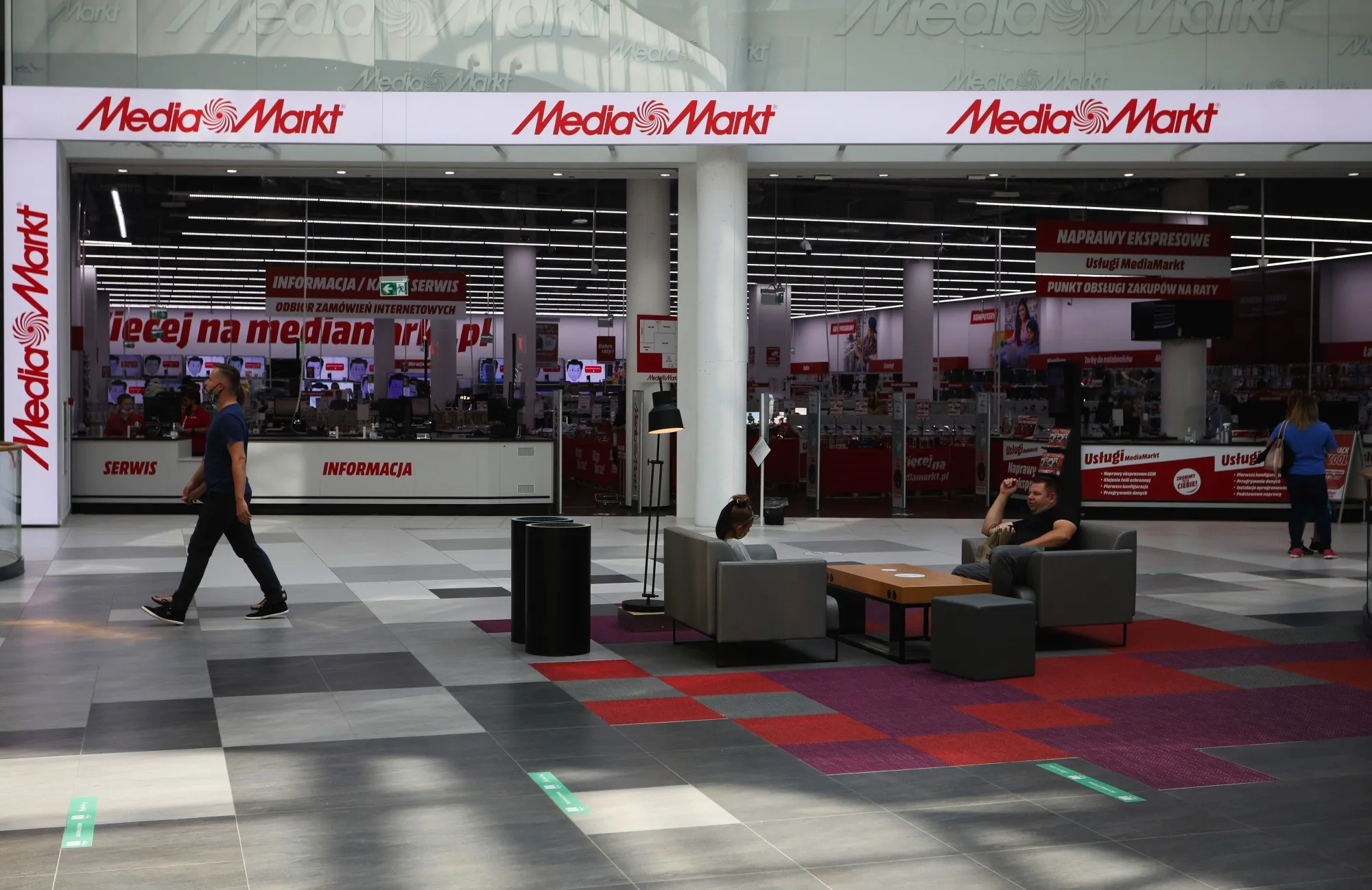 A Media Markt electronic goods store, operated by Ceconomy AG, in Warsaw.