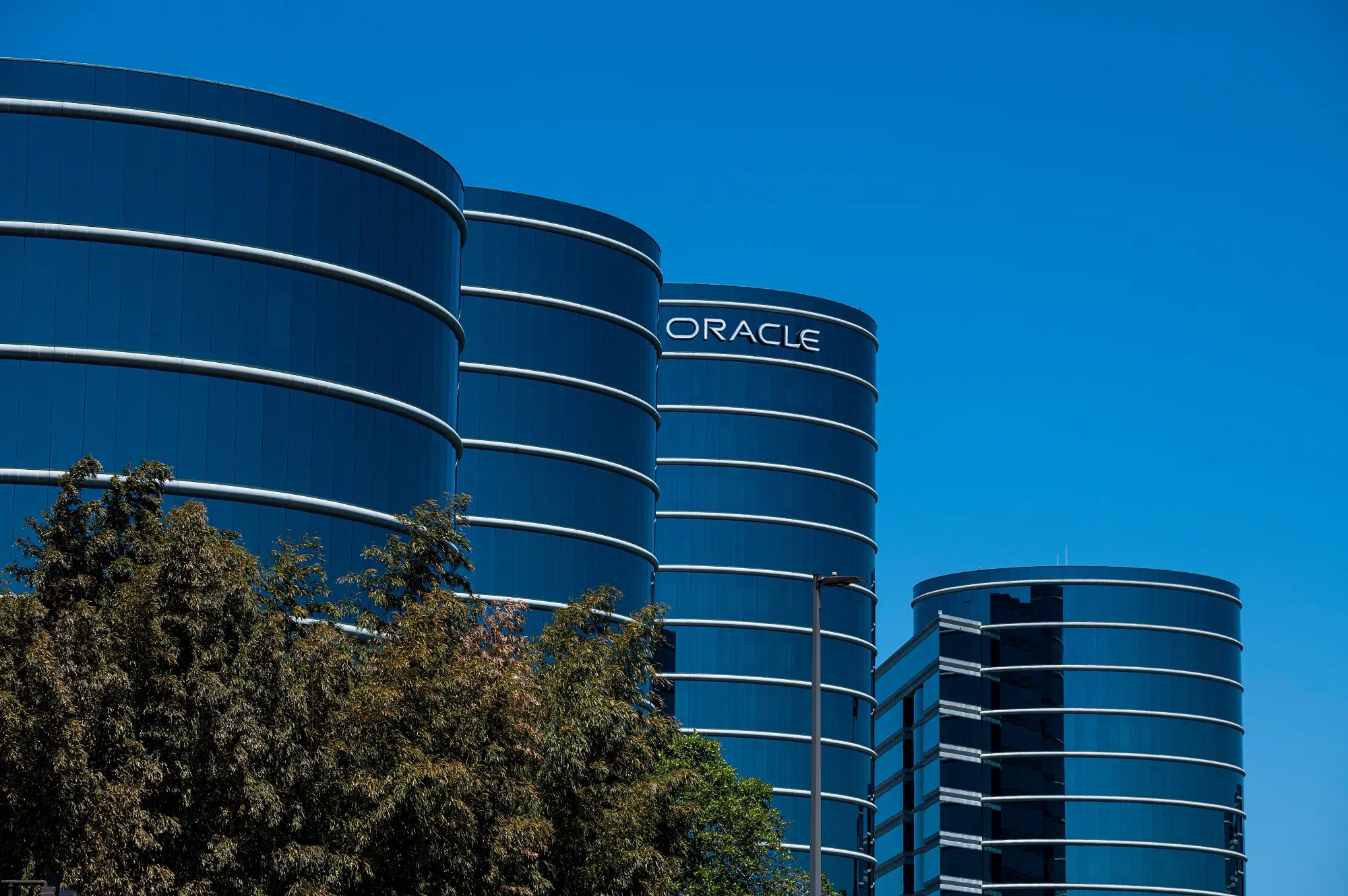 The Oracle offices in Redwood City, California.