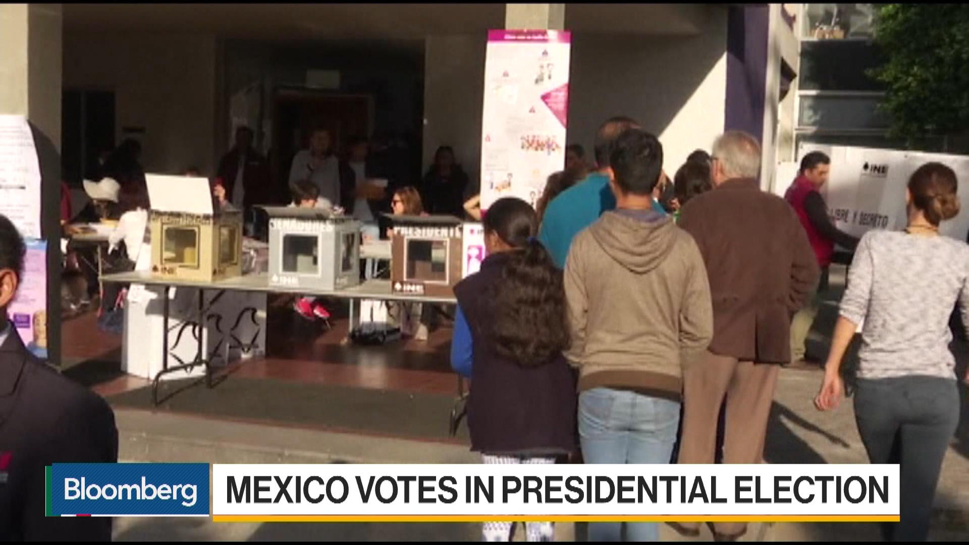 Mexicans Go To Polls With Leftist On Brink Of Historic Victory - Bloomberg