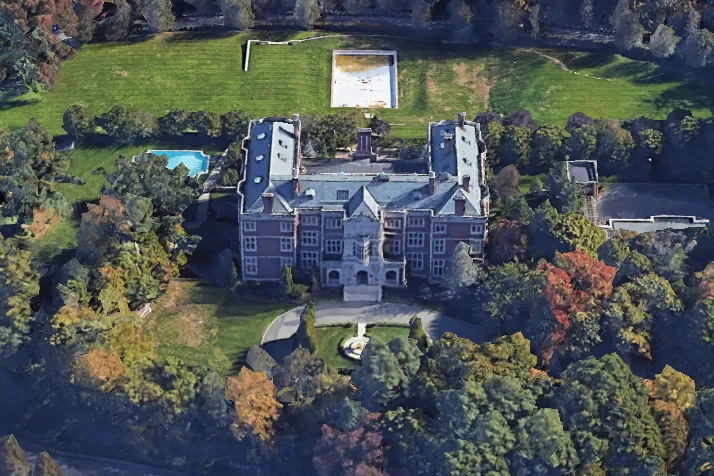 The Crocker-McMillin mansion in Mahwah, New Jersey.