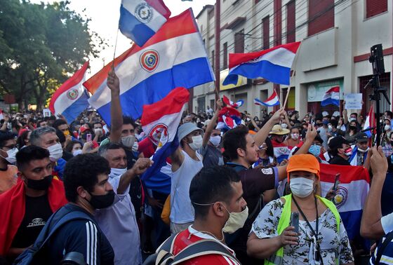Paraguay President Upends Cabinet Amid Protests Over Covid