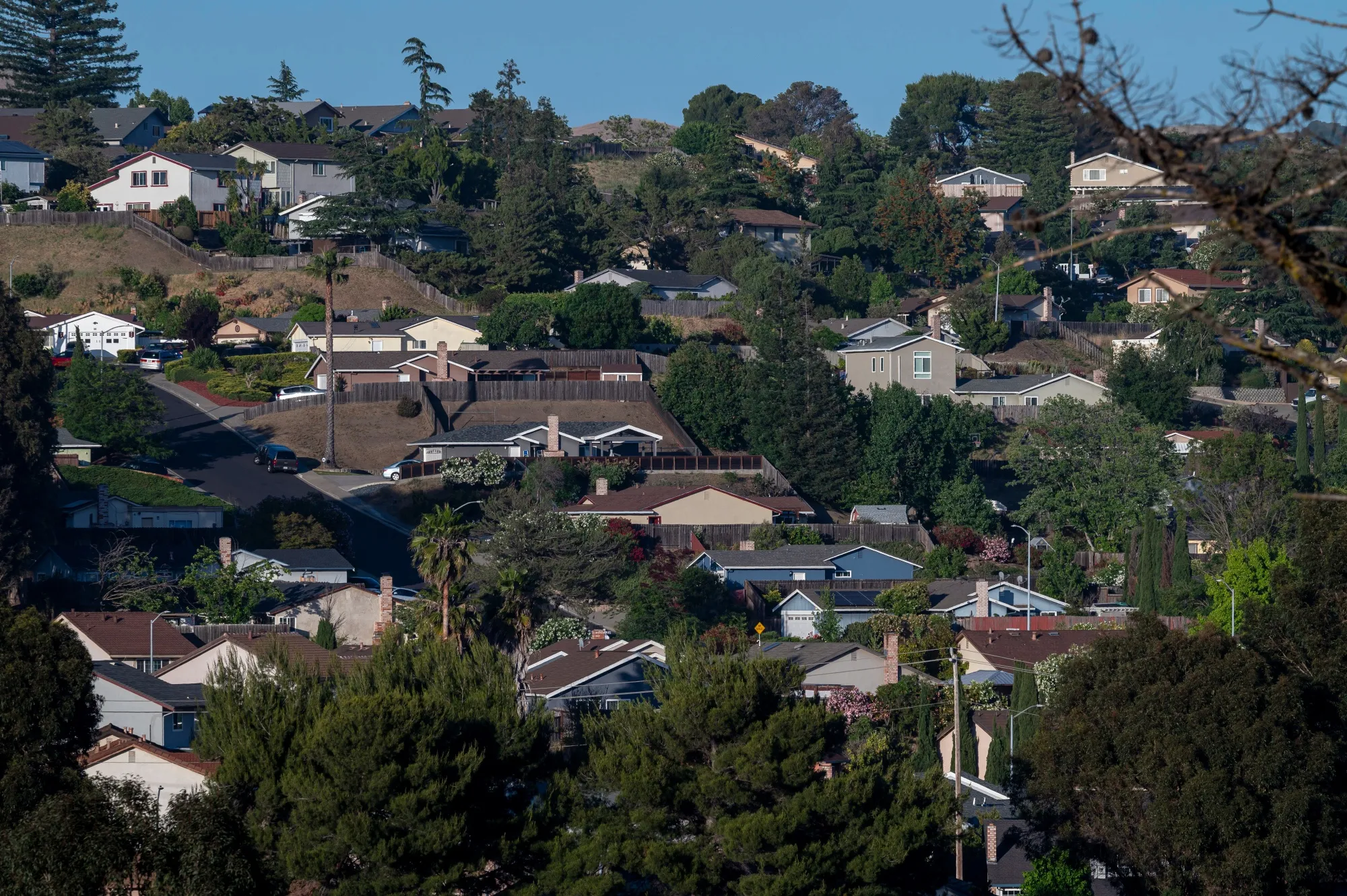Residential homes in Hercules, California.